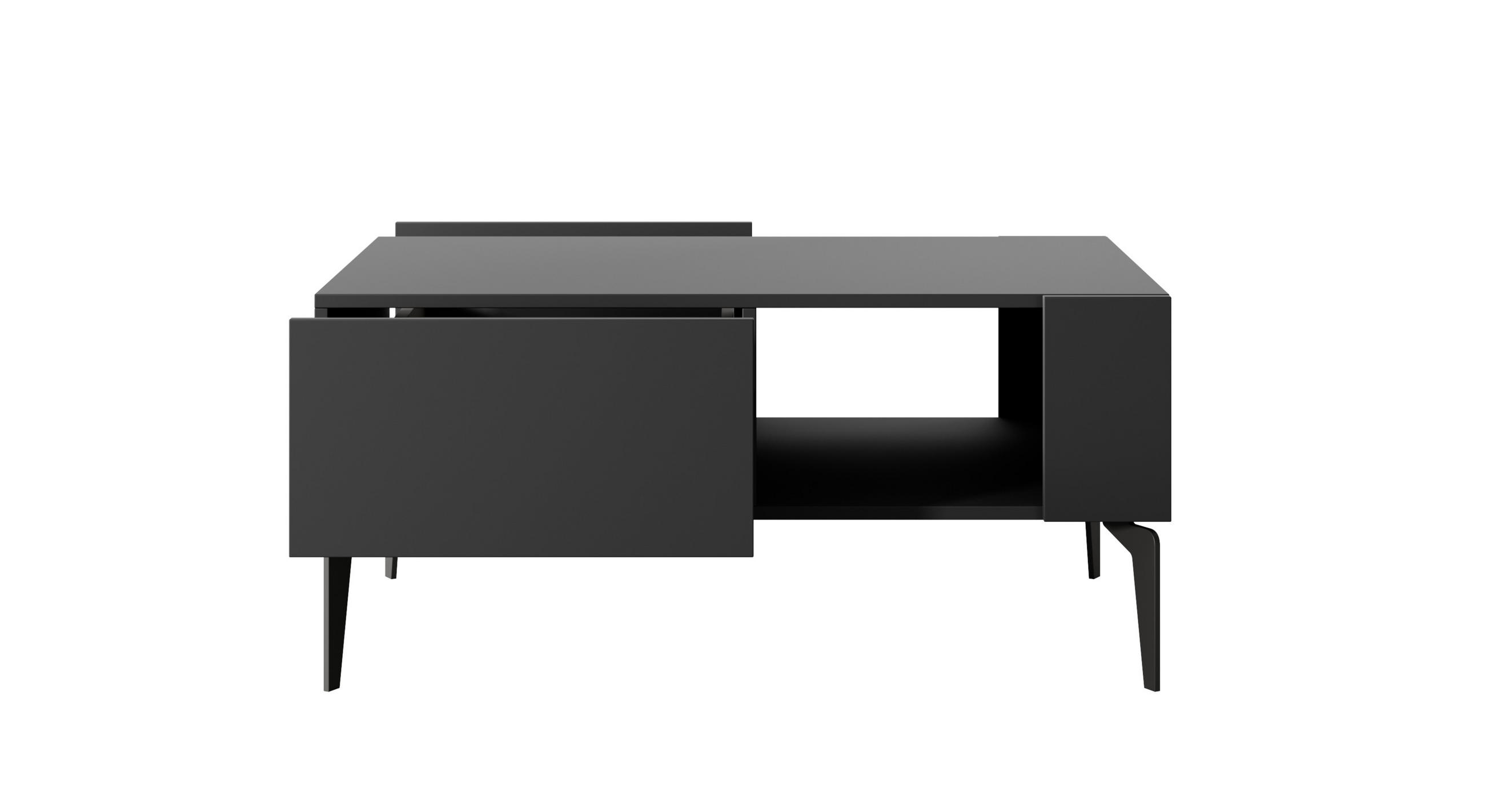 COUCHTISCH Task Grau 64x97x46 - Grau, Holzwerkstoff (64/97/46cm) - AKL FURNITURE