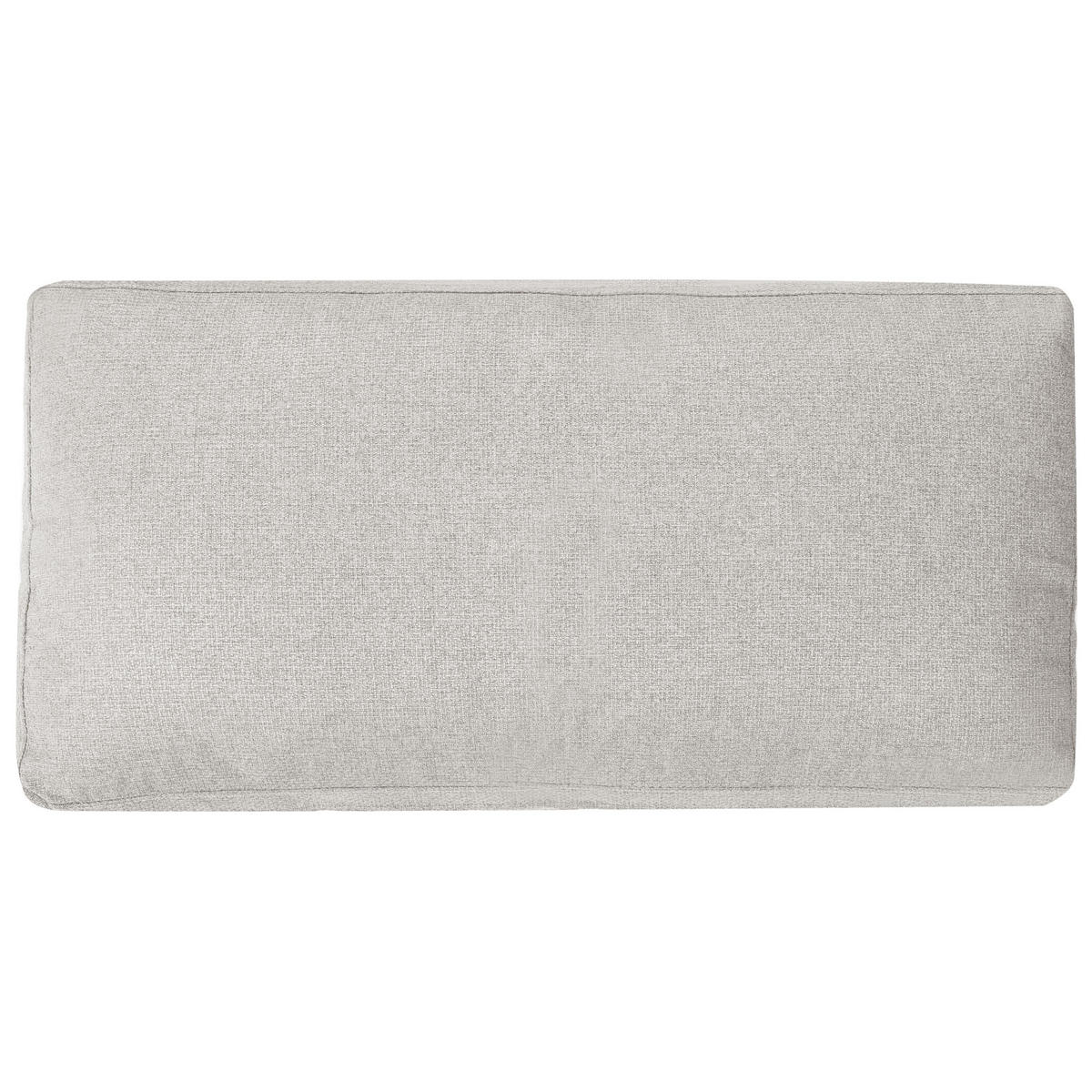 ČALOUNĚNÉ LEHÁTKO CHAISE LONGUE Látka Světle šedé Archiane - šedá/černá, textil (170/60/85cm) - Beliani