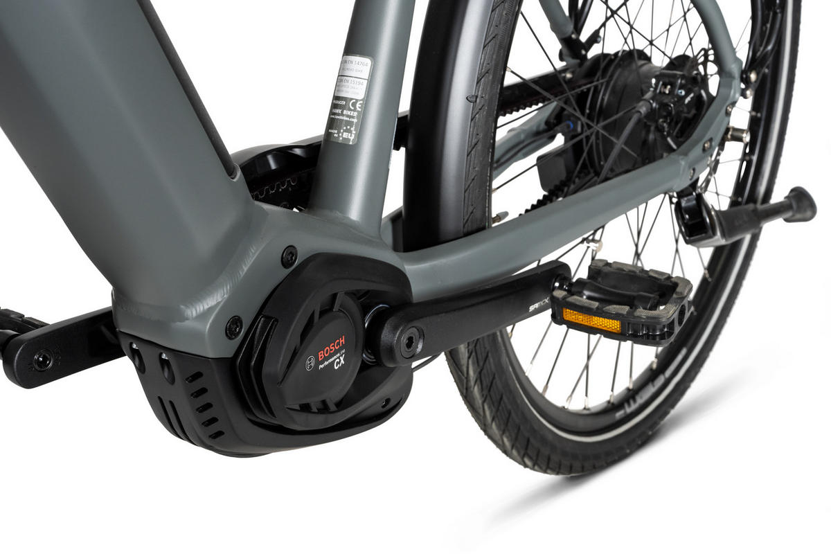 E-TREKKING 625 Automatics E-Bike Gent 28 Zoll Gr: 57cm - Grau, Metall (57cm) - Hawk Bikes