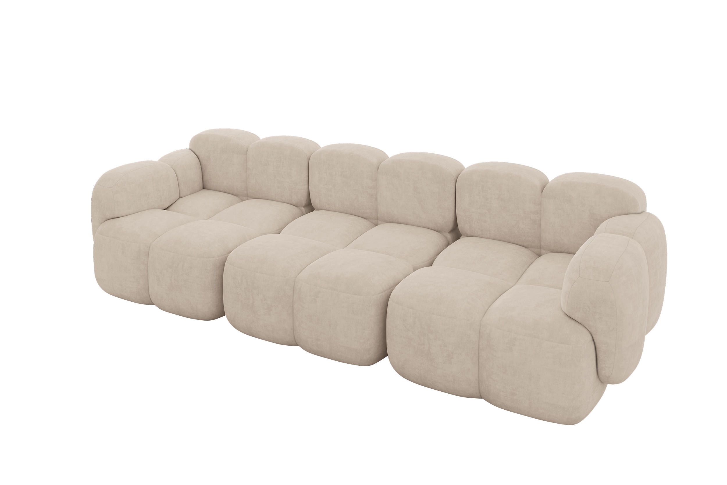 Altdecor 3-Sitzer Ecru 300x75x118 cm