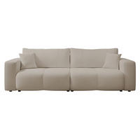 SCHLAFSOFA Furyn - Schwarz/Naturfarben, Holz/Kunststoff (245/82/92cm) - MIRJAN24