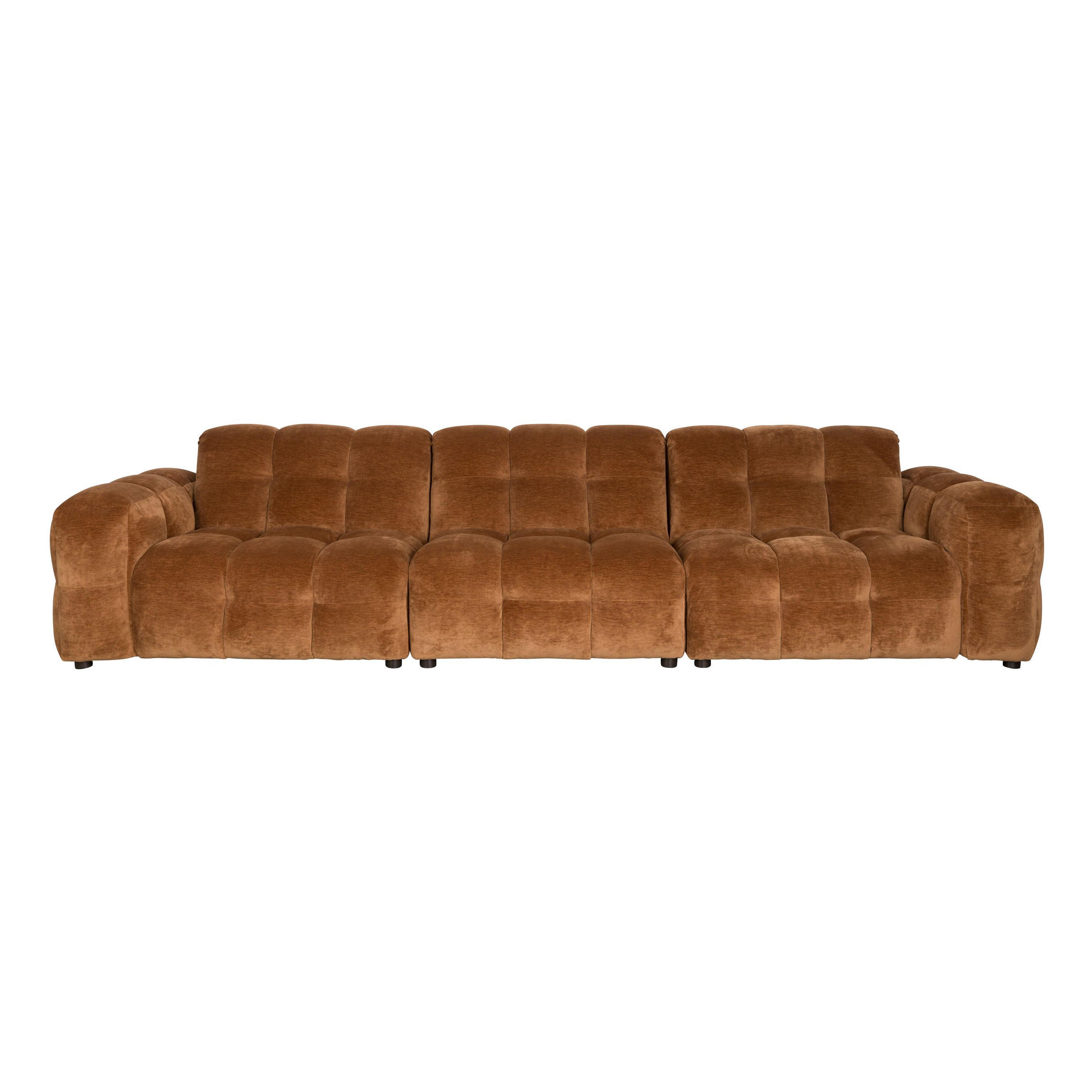 Dutchbone Sofa Cognac 364x84x102 cm