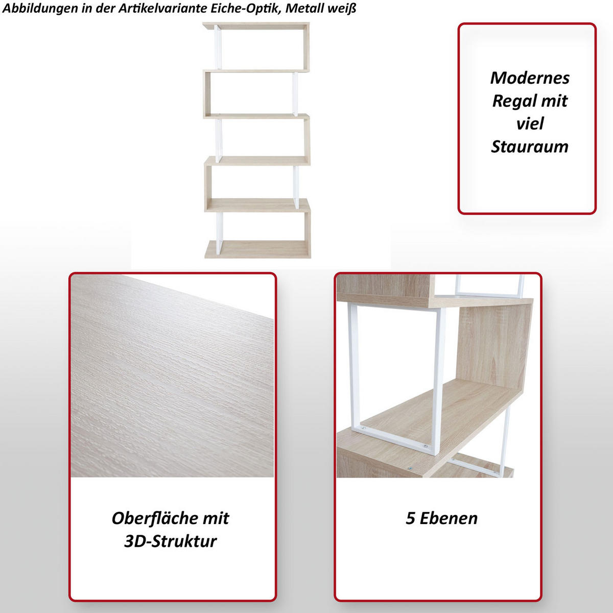BÜCHERREGAL Braun - Braun, Holzwerkstoff (80/183/30cm) - MCW