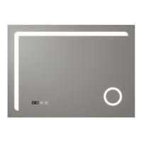 BADEZIMMERSPIEGEL Chambave - Silberfarben, Glas/Metall (100/70/3cm) - pro.tec