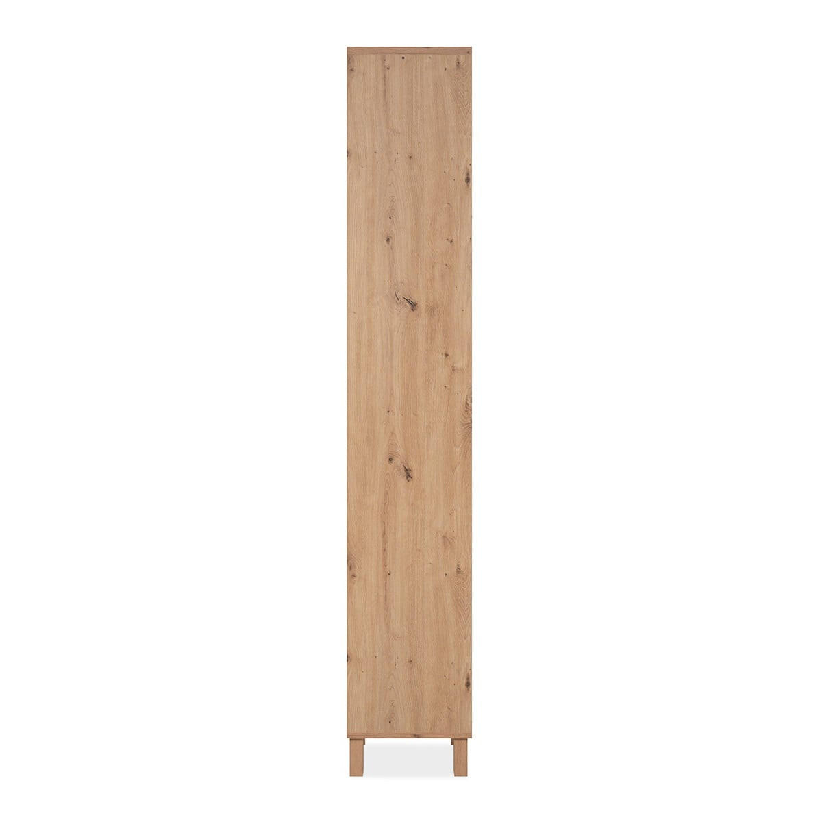 VITRINE 1 Tür und 4 Glasböden - Albi - 33/33/189 cm - Eiche Artisan, Holzwerkstoff (33/189/33cm) - Calicosy