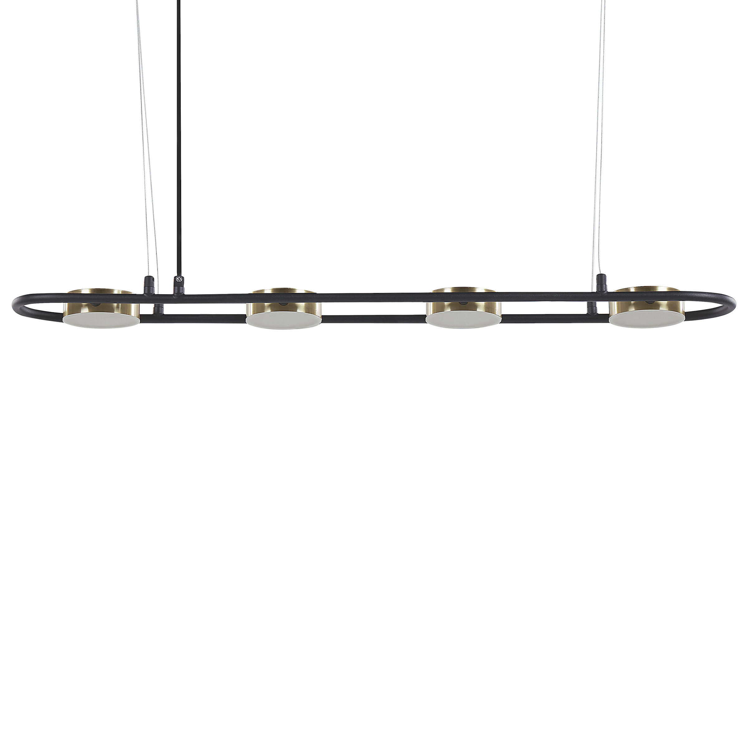 HÄNGELEUCHTE Mali 13/85/159 cm - Schwarz, Metall (13/85/159cm) - Beliani