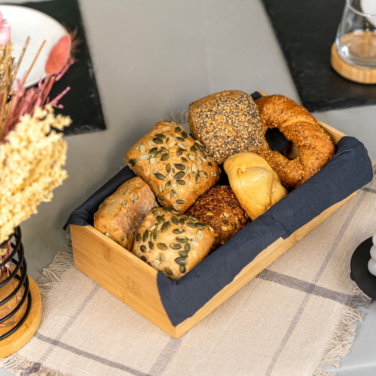 GEWÜRZAUFBEWAHRUNGSBOX, Bambus - Braun, Holz (30/15/7.5cm) - bremermann