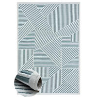 OUTDOORTEPPICH Audrey II Petrol,Creme,Mintgrün 100/160 cm - Petrol, Textil (100/160cm) - My-Rug