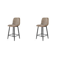 BARSTUHL Rib Beige 51/45/99 cm 2er-Set - Beige, Textil (45/99/51cm) - Hoyz Collection