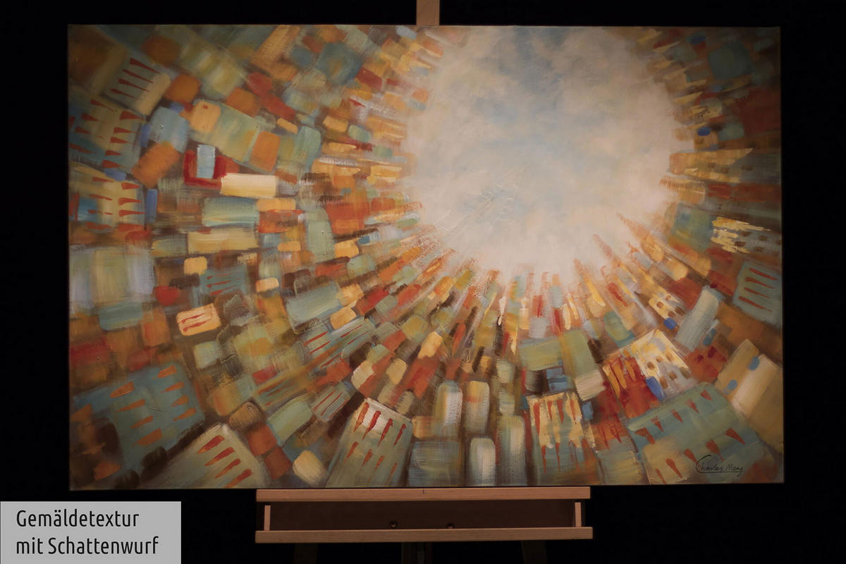 ÖLGEMÄLDE 120/80 cm - Braun, Holz/Textil (2/80cm) - KUNSTLOFT