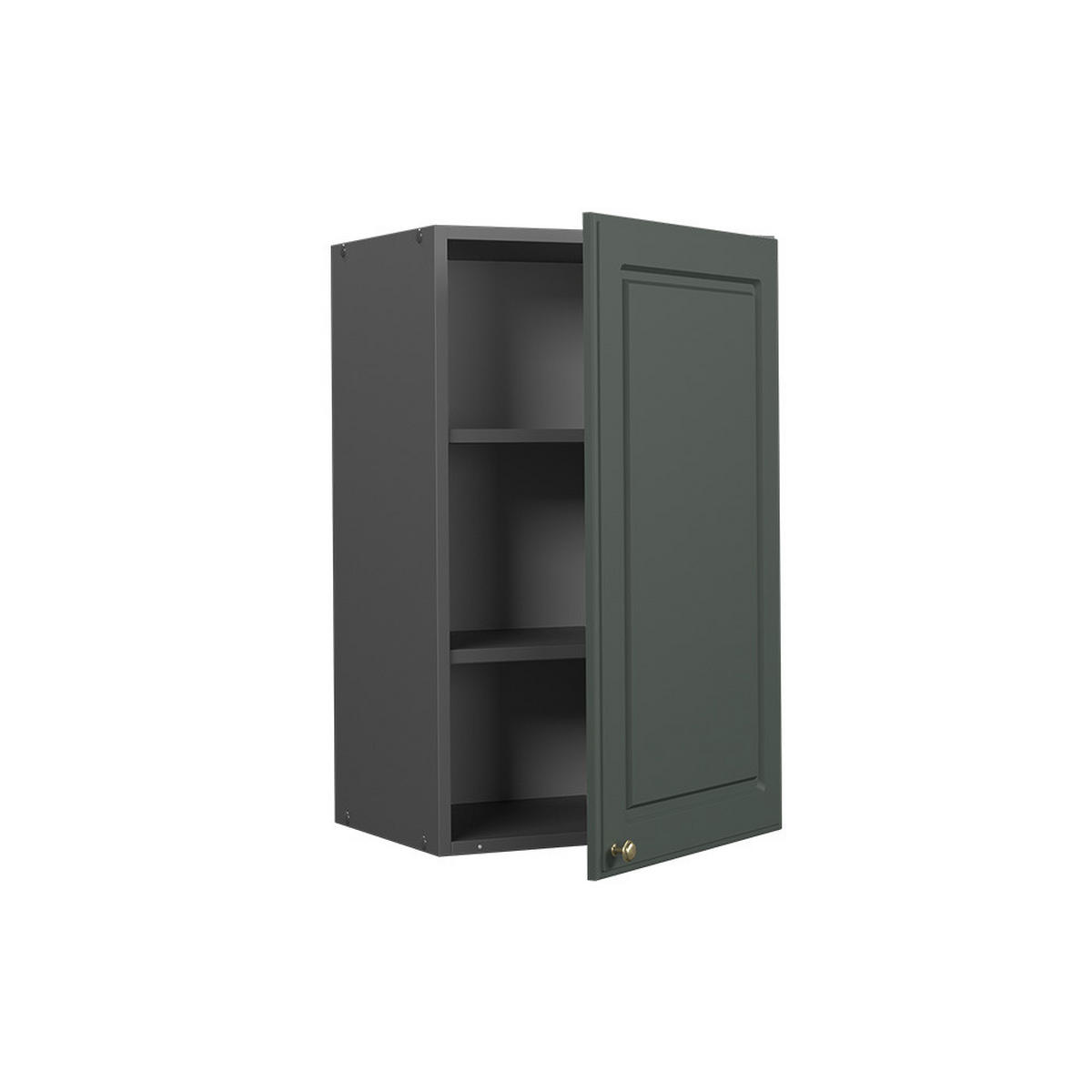 HÄNGESCHRANK Fame-Line Grün-Gold Landhaus 45 cm - Anthrazit/Grün, Holzwerkstoff (45/72/34.1cm) - Vicco