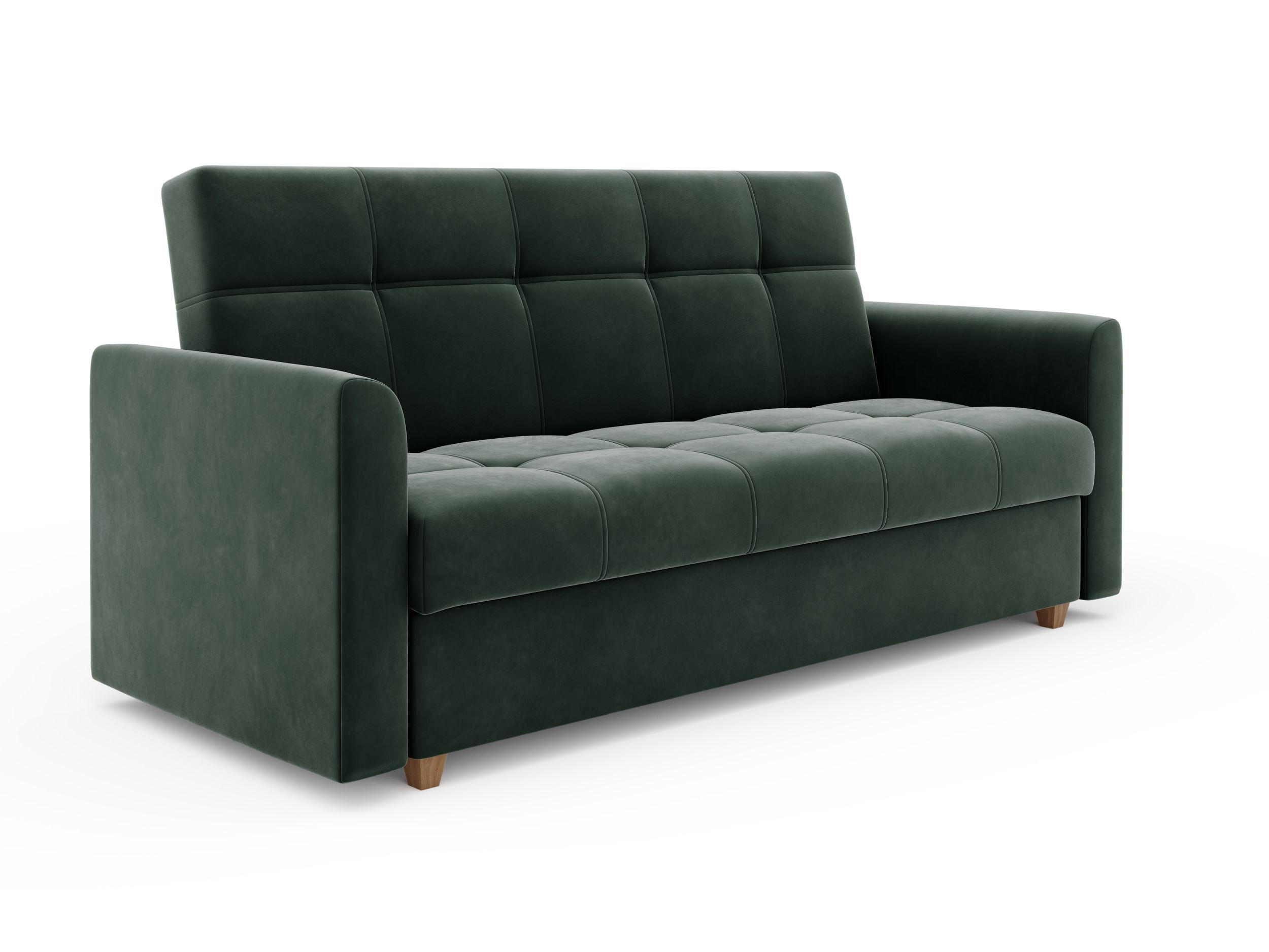 SOFA LENTO mit Schlaffunktion ITAKA 27 mit Stauraum - Grau, Textil (87/95/216cm) - Bedante