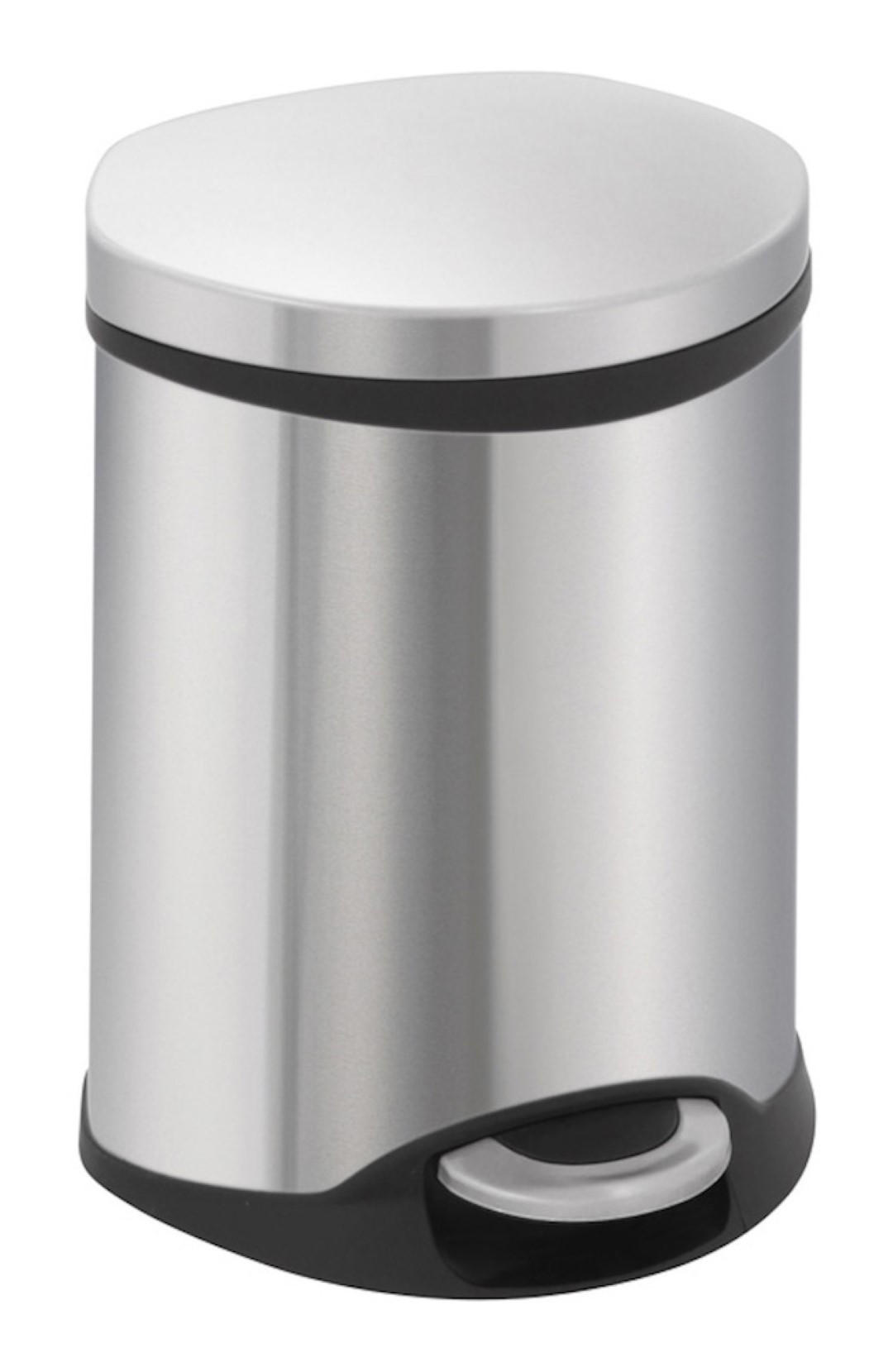 Proregal Mülleimer Silber 23.5x31.4x23.8 cm