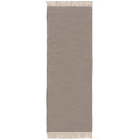 WOLLTEPPICH Liv Hellgrau 80x250 cm - Hellgrau, Textil (80/250cm) - benuta Pop