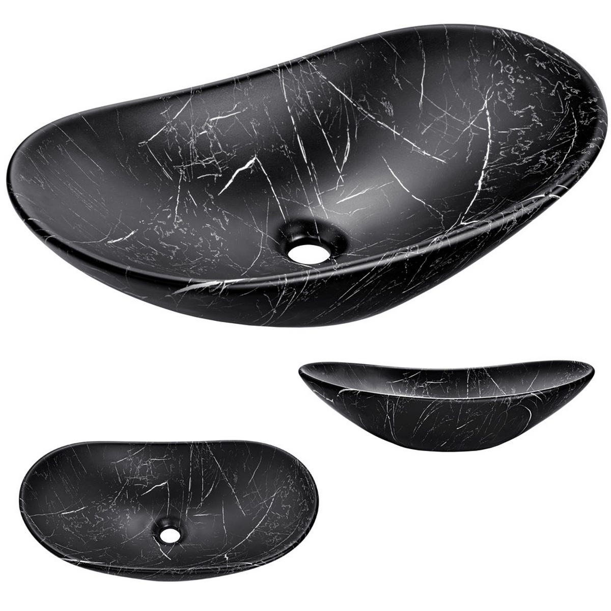 WASCHTISCH Adelaide-56 - Braun, Holzwerkstoff (62/75/47cm) - Lomado