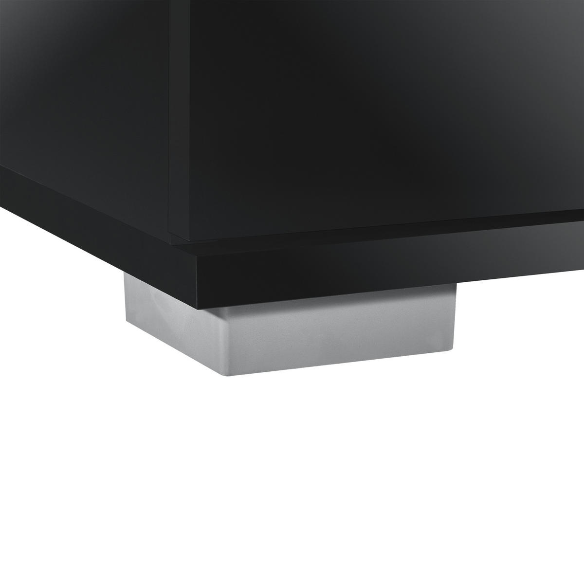 LOWBOARD Werpen - Schwarz, Holzwerkstoff (120/34.5/40cm) - [en.casa]
