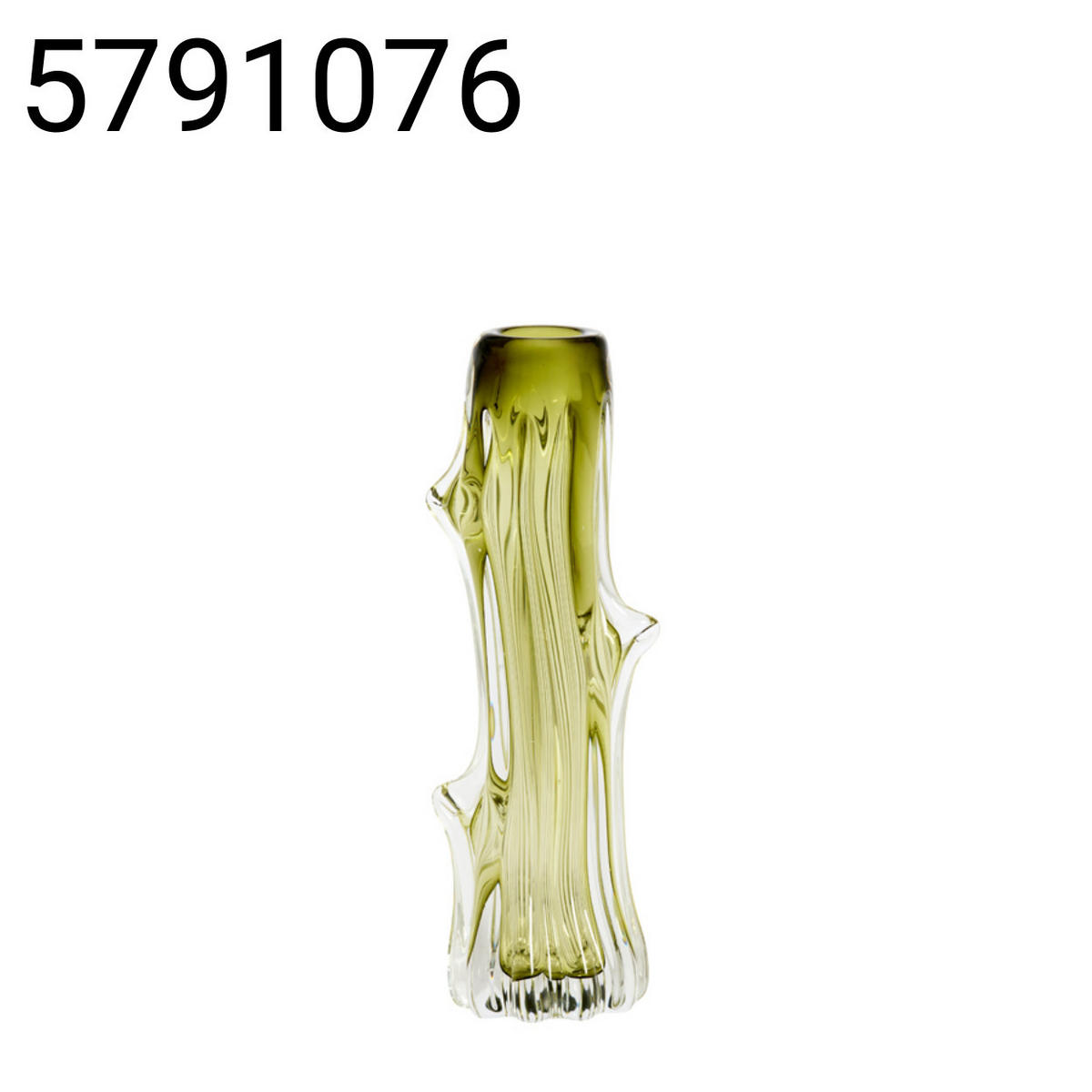 VASE Artenara - Grün - 12/10/35 cm - Grün, Glas (35cm) - Light & Living