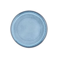 SERVIERPLATTE Genesis Ø33cm - Meer - Blau, Keramik (33/3.5/33cm) - Björn