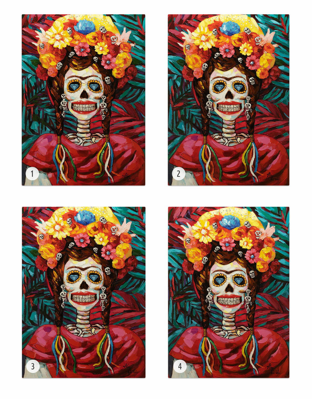 ACRYLBILD HANDGEMALT 70/100 cm - Multicolor, Holz/Textil (70/100cm) - KUNSTLOFT