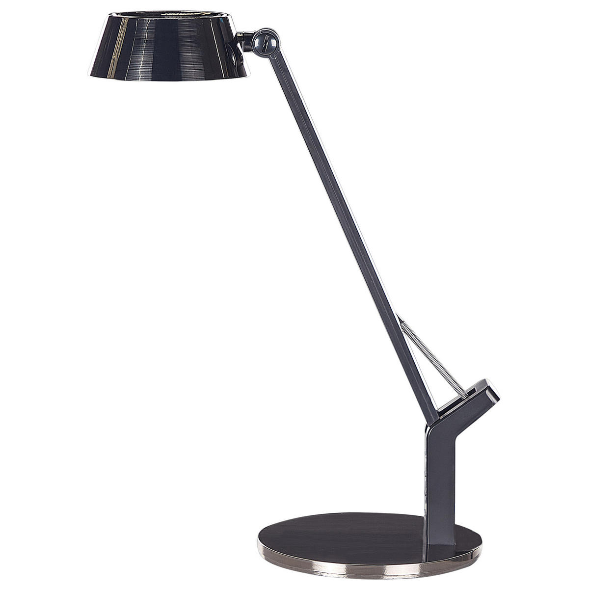 SCHREIBTISCHLAMPE Chamaeleon 17/17/40 cm - Messingfarben, Metall (17/17/40cm) - Beliani