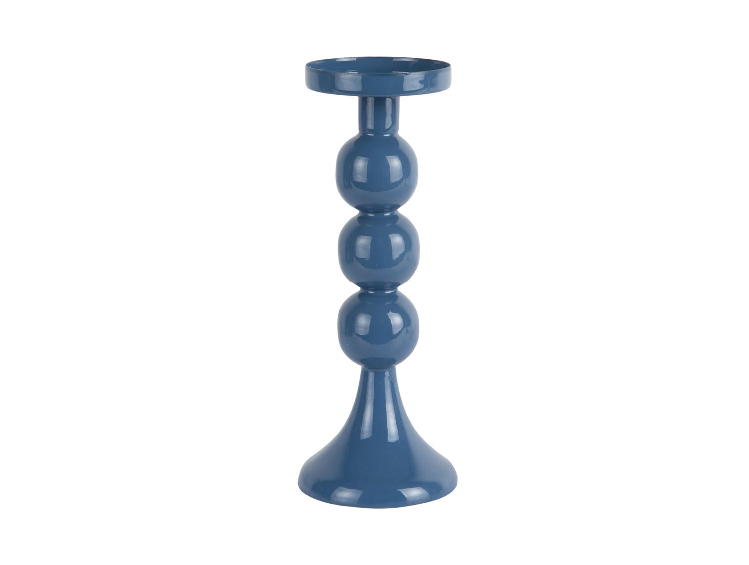 Present Time Kerzenhalter Blau 8.5x23x8.5 cm