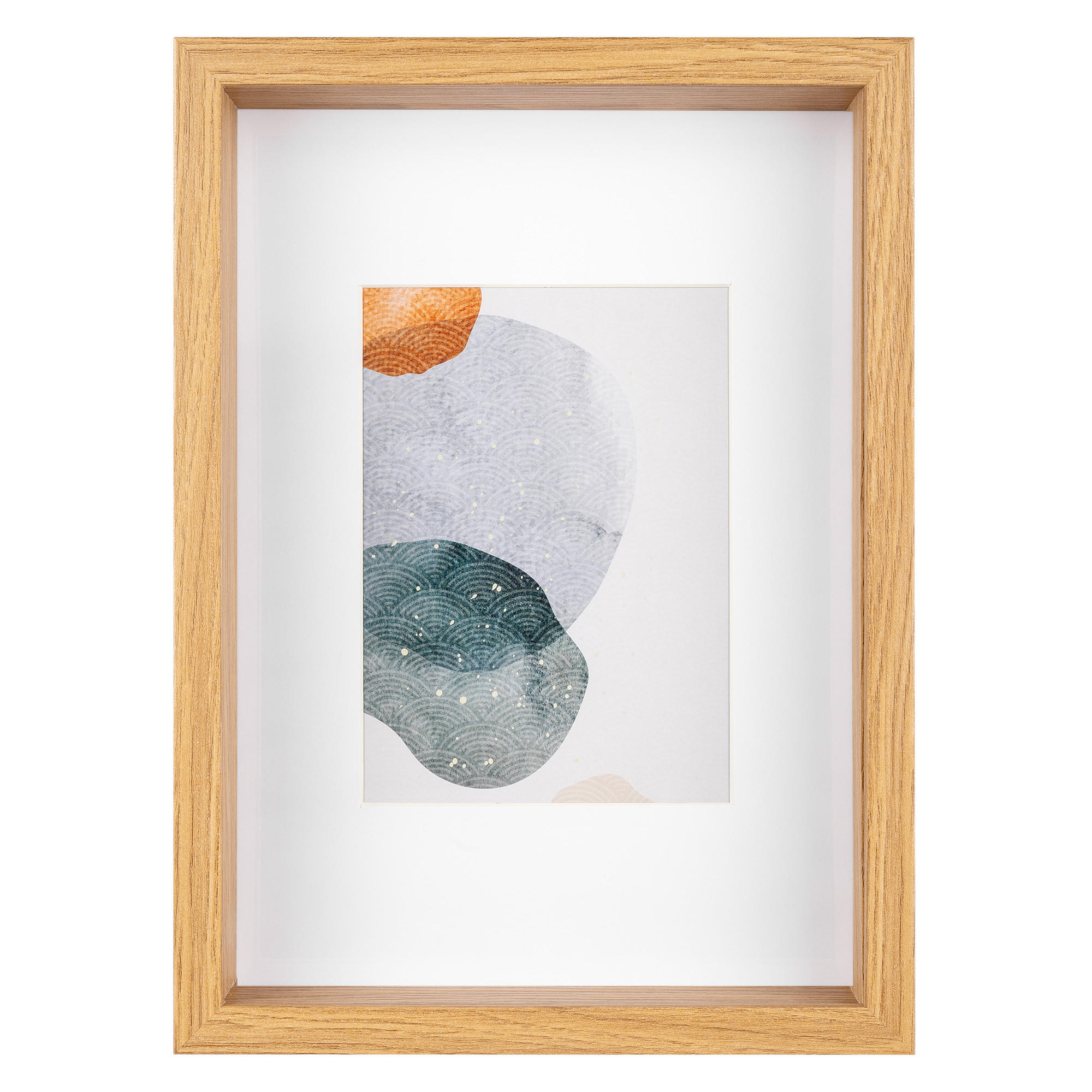 HOLZRAHMEN Shape 21x29,7 cm, Eiche - Eichefarben, Holzwerkstoff (6/23/32cm) - EMIX24