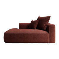 RECAMIERE ohne Schlaffunktion - 1 Person-Sitzer - Stoff - Bordeaux - - Bordeaux, Textil (180/67/115cm) - Vente-Unique