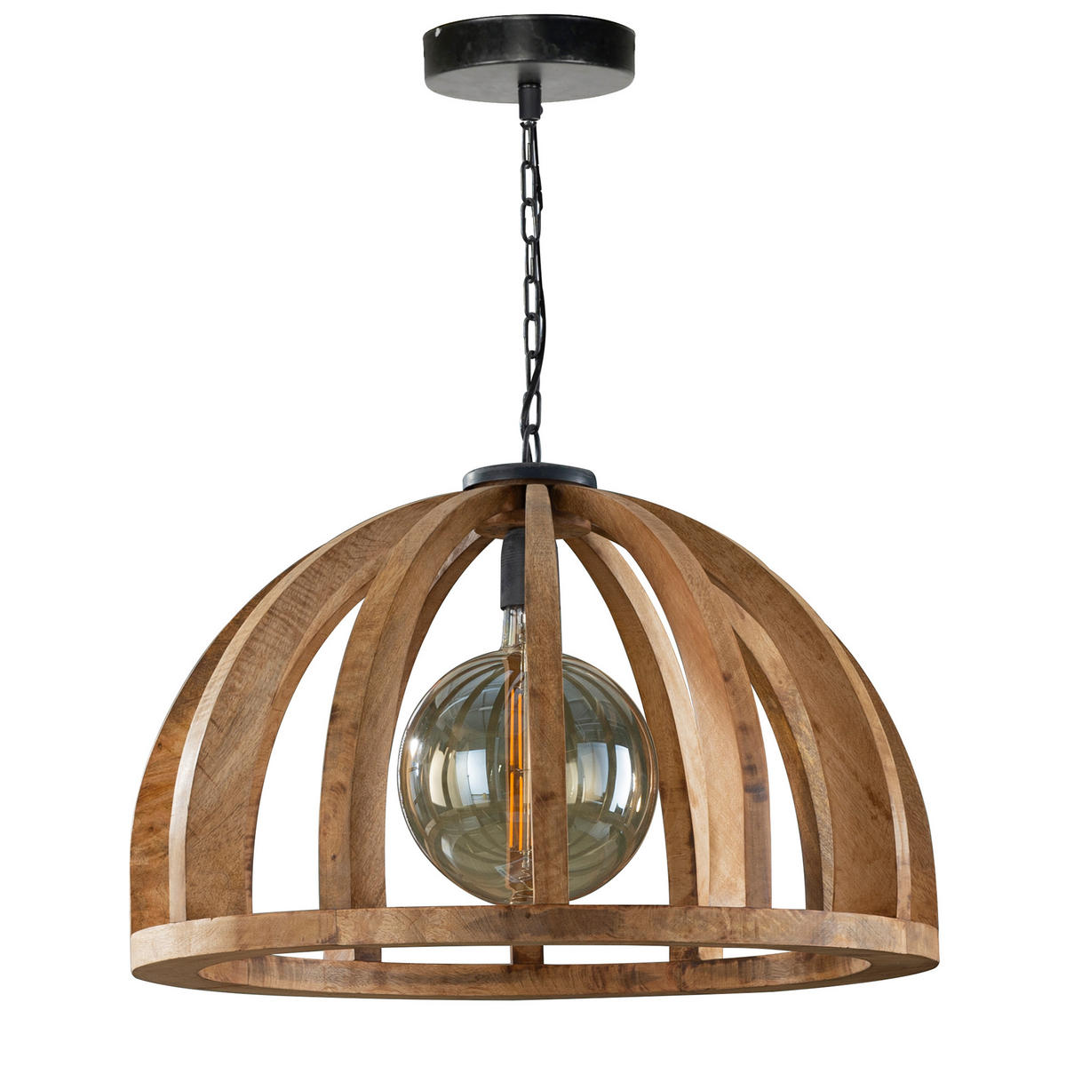 HÄNGELEUCHTE Mango Braun 62/62/150 cm - Braun, Holz (62/62/150cm) - Hoyz Collection