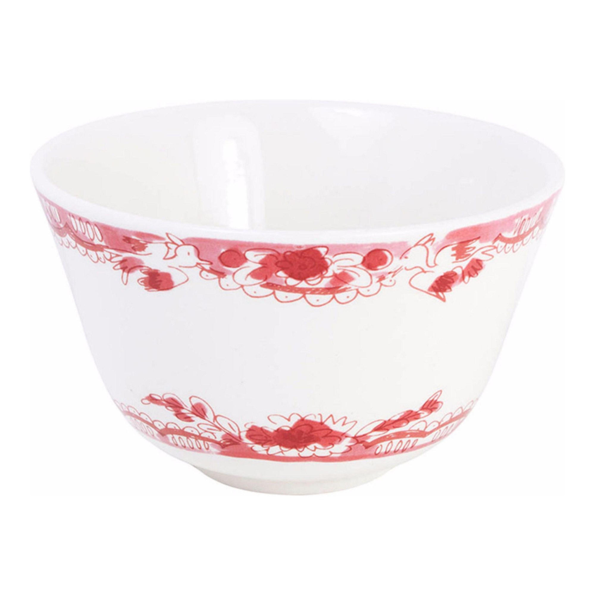 SCHALE Romantik in Rot - 14cm - Rot, Keramik (14.3/9/14.3cm) - Blond Amsterdam