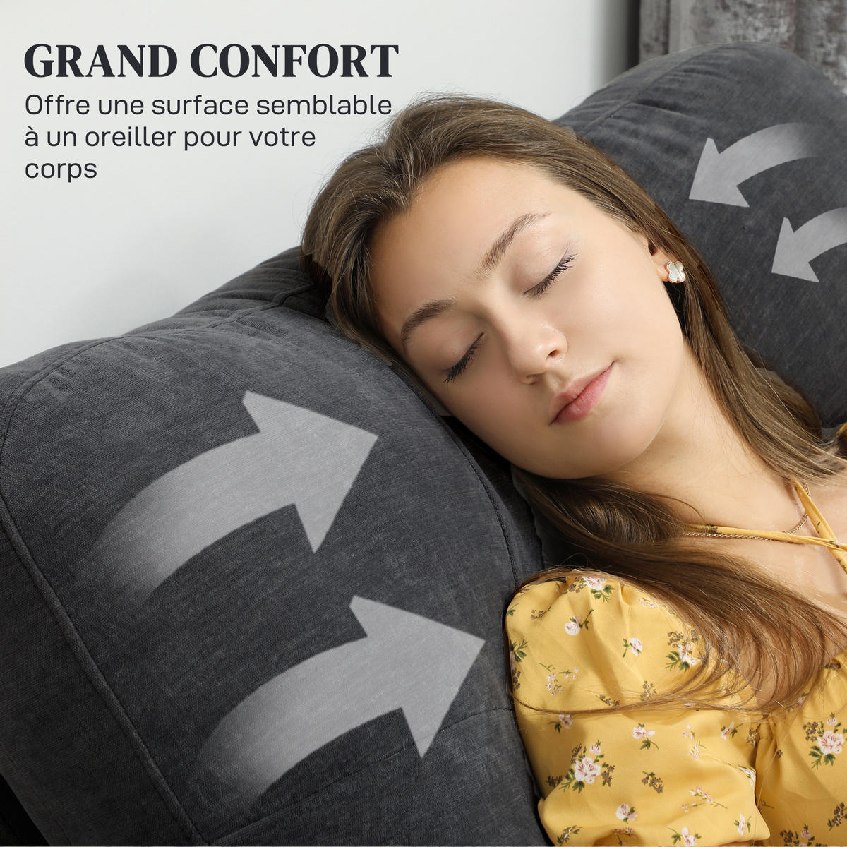 MASSAGESESSEL DE-15405 8 Vibrationen mit Heizung Grau - Grau, Metall (100/107/102cm) - ComfortXL