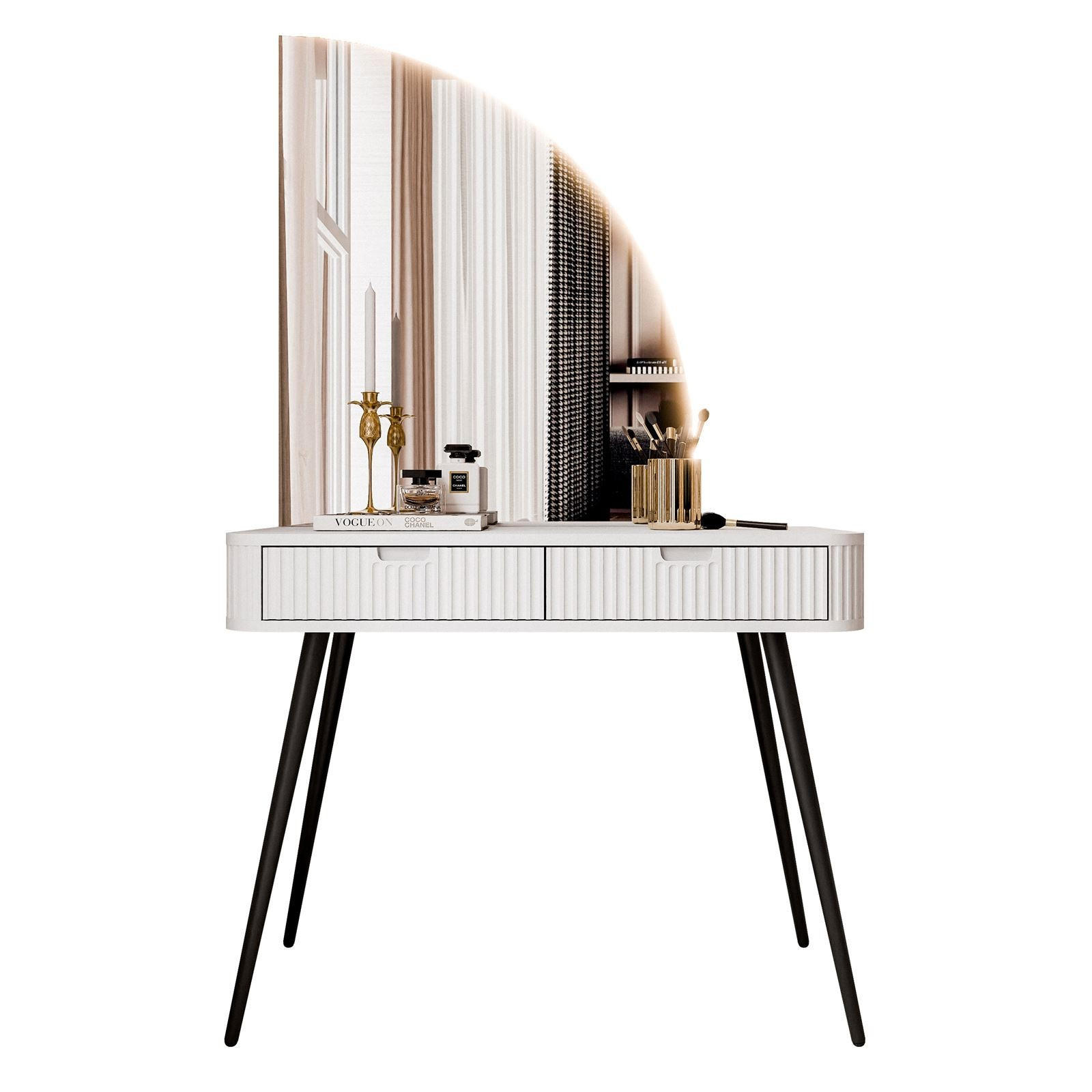 Lookway Schminktisch Weiß 103x80x49 cm