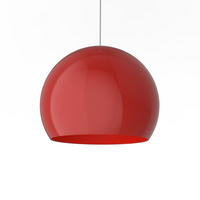 HÄNGELEUCHTE - Rot, Metall (40/40/35cm) - Lumicom