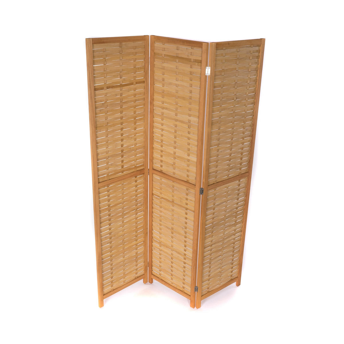 RAUMTEILER Maya 3-tlg. Bambus - Naturfarben, Holz (120/170/2cm) - CREEDWOOD