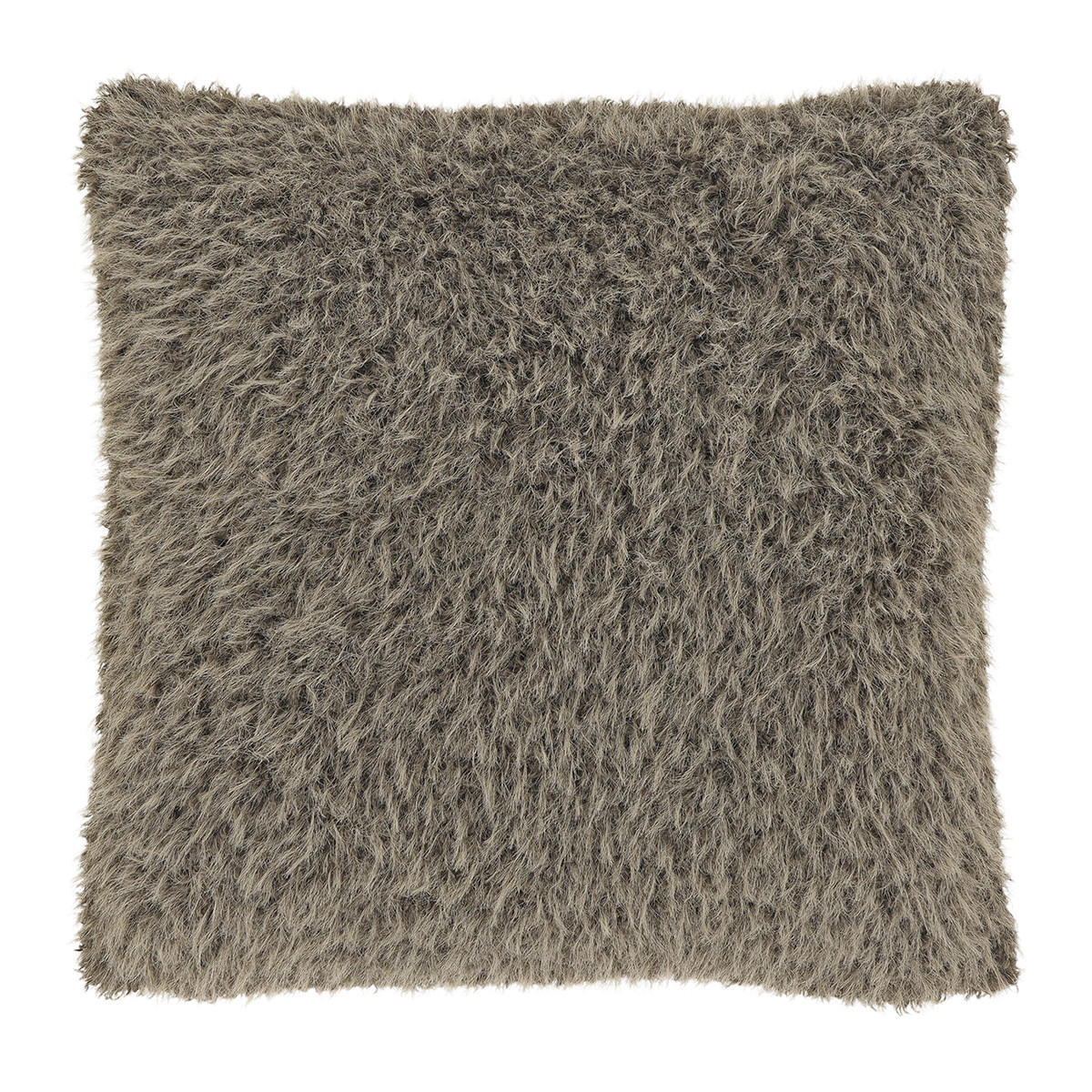 DEKOKISSEN Rosa Braun 45/45/8 cm - Braun, Textil (45/45cm) - Unique Living