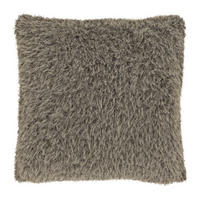 DEKOKISSEN Rosa Braun 45/45/8 cm - Braun, Textil (45/45cm) - Unique Living