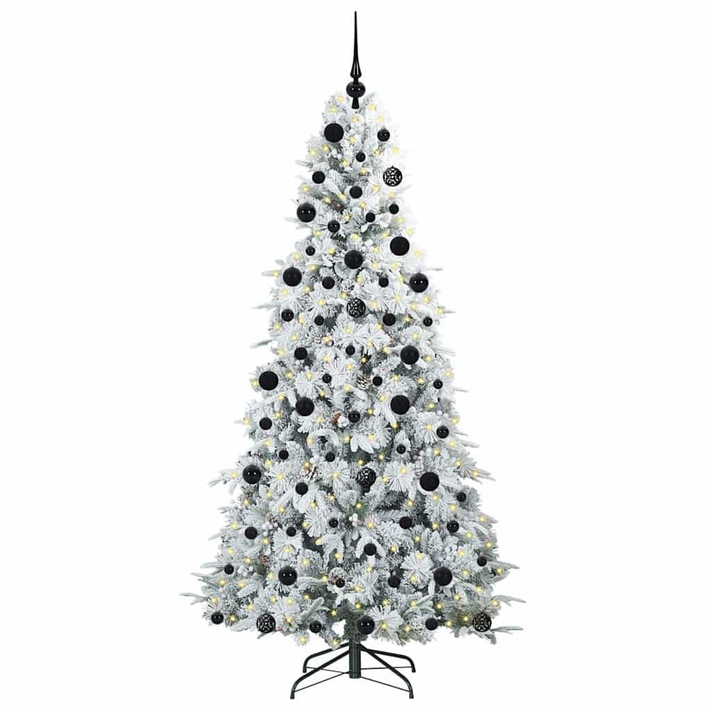 vidaXL Weihnachtsbaum Weiß 210 cm