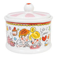 VORRATSDOSE Bonbon Süß in Bunt - 14 x 13cm - Multicolor, Keramik (14/13/14.3cm) - Blond Amsterdam