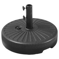 SONNENSCHIRMFUSS Brest Schwarz Ø56 × H 35,5cm - Schwarz, Kunststoff (56/56cm) - Happy Garden