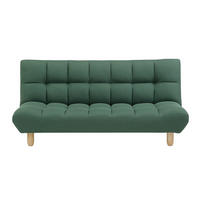 SCHLAFSOFA - 3 Personen - Stoff - Grün - - Grün, Textil (182/87/97cm) - Vente-Unique