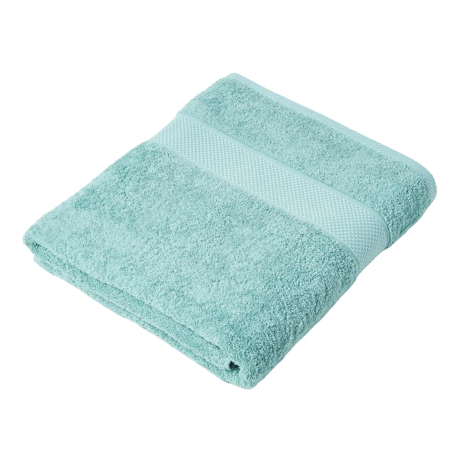 BADETUCH Essential seegrün 100/150 cm - Pastellgrün, Textil (100/150cm) - Homescapes