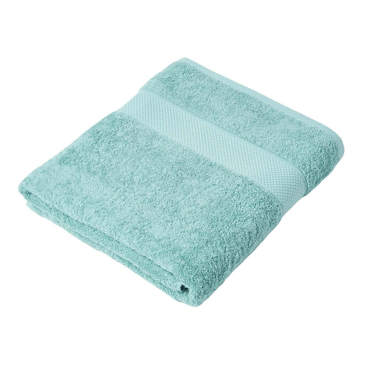 BADETUCH Essential seegrün 100/150 cm - Pastellgrün, Textil (100/150cm) - Homescapes