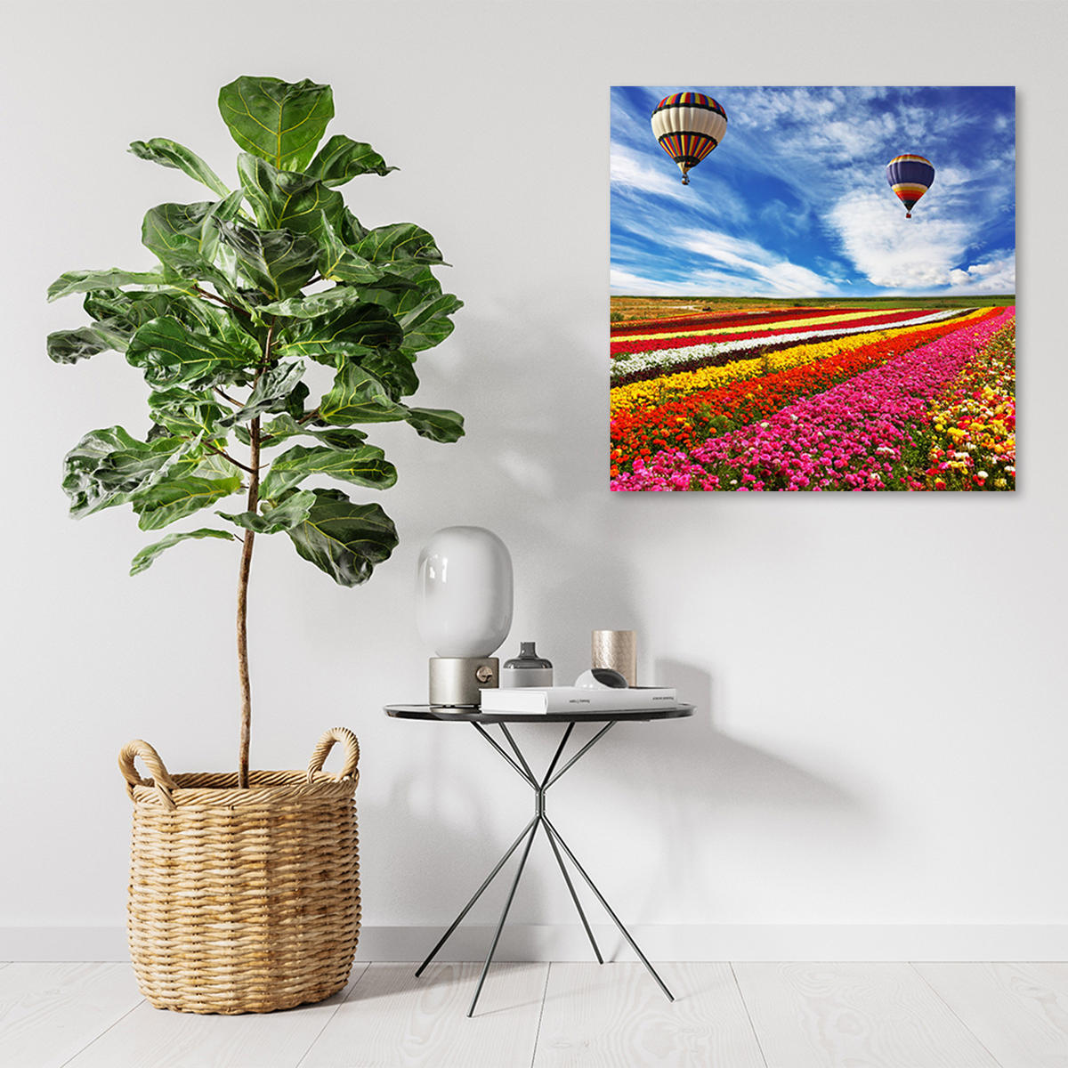 WANDBILD landschaften farbe - Multicolor, Textil (40/40cm) - Feeby