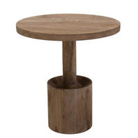 BEISTELLTISCH aus Holz 45 cm rund, natürlich - Braun, Holz (45/45/45cm) - Giga Meubel