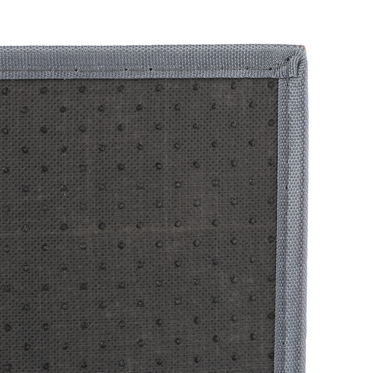 TISCHSET 6-tlg. - Grau, Holz/Textil (30/45/0.3cm) - Relaxdays