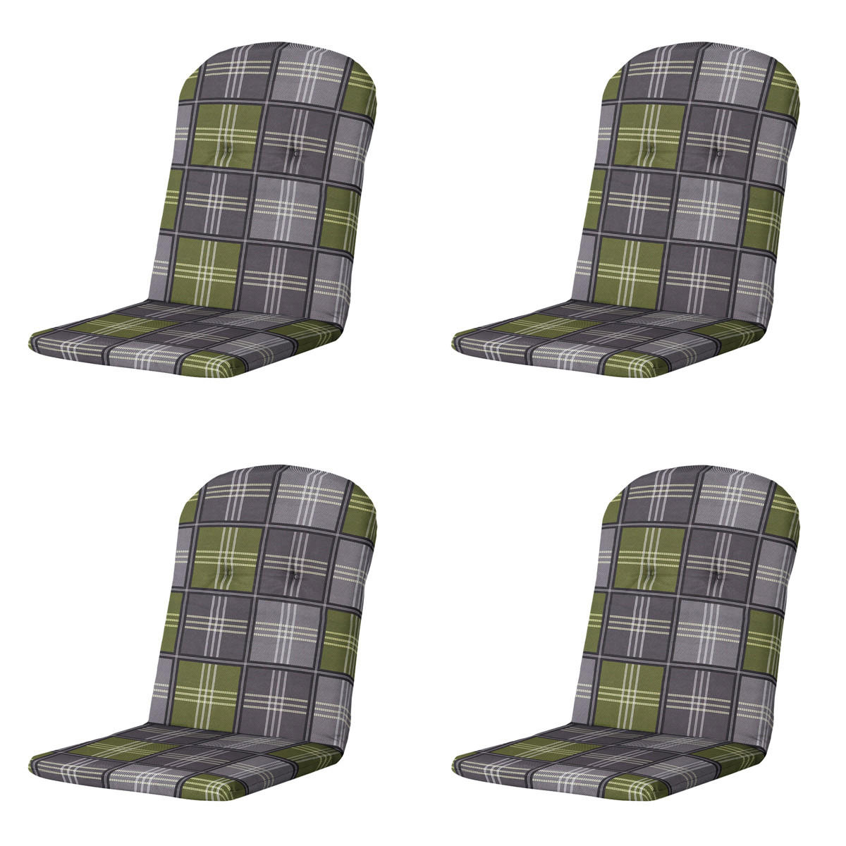 GARTENSTUHLKISSEN Patchy 96/45 cm 4er-Set - Multicolor, Textil (45/8/96cm) - Madison