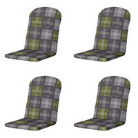 GARTENSTUHLKISSEN Patchy 96/45 cm 4er-Set - Multicolor, Textil (45/8/96cm) - Madison