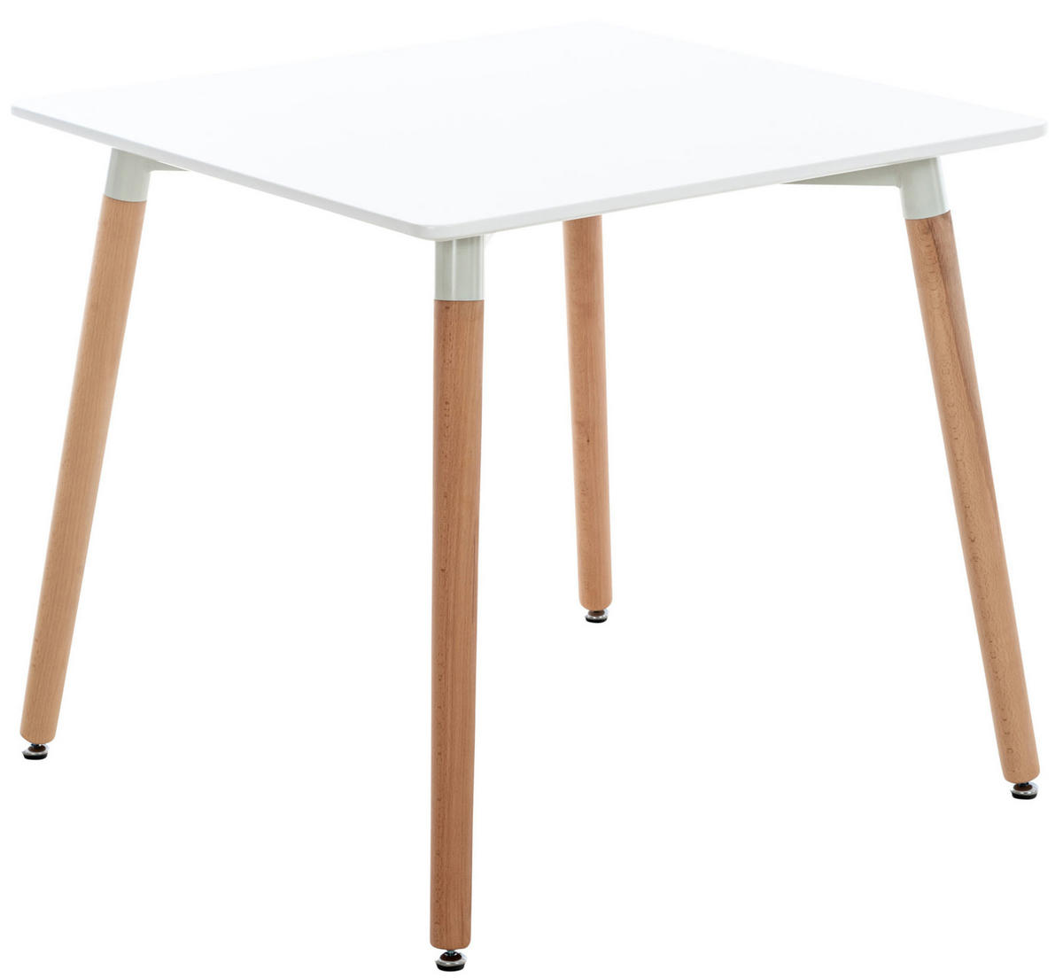 TISCHGRUPPE Holz weiß - Weiß, Holz (130/83/130cm) - CLP