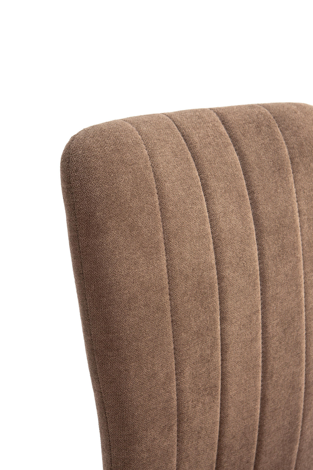 ESSZIMMERSTUHL Holly Braun 43/58/46 cm 4er-Set - Braun, Textil (58/46/43cm) - Calicosy