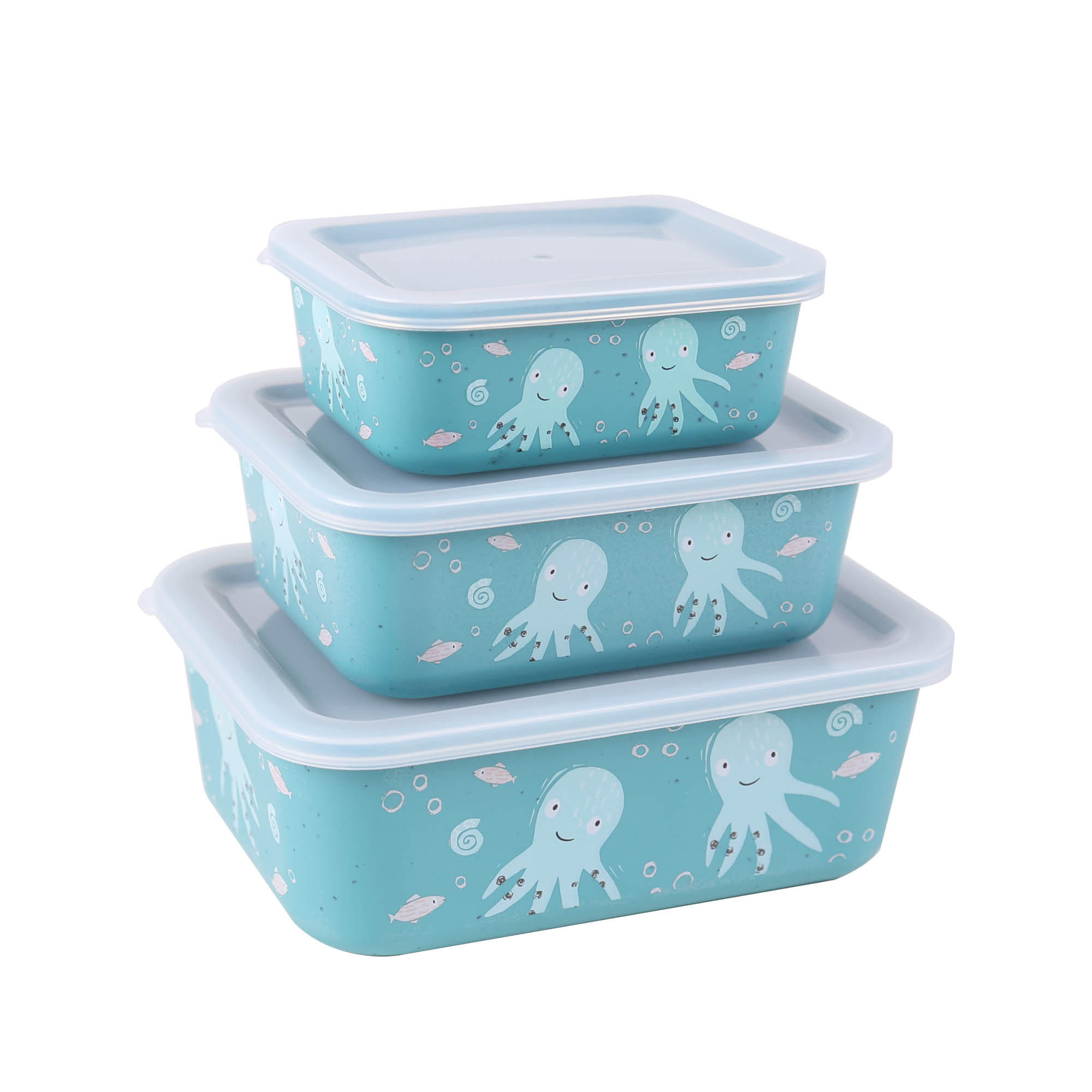 Stoneline Aufbewahrungsdosen-Set Türkis 15.7x8x21 cm