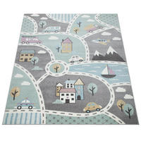 KINDERTEPPICH 80/150 cm Capri 318 - Grün, Kunststoff (80/150cm) - Paco Home